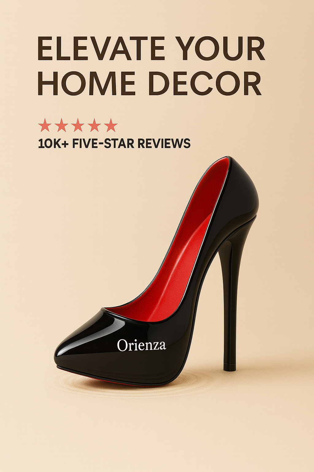 High Heel Shoe Wine Bottle Holder